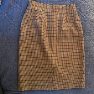 Vintage Calvin Klein Wool Skirt - Size 10 - Made in USA